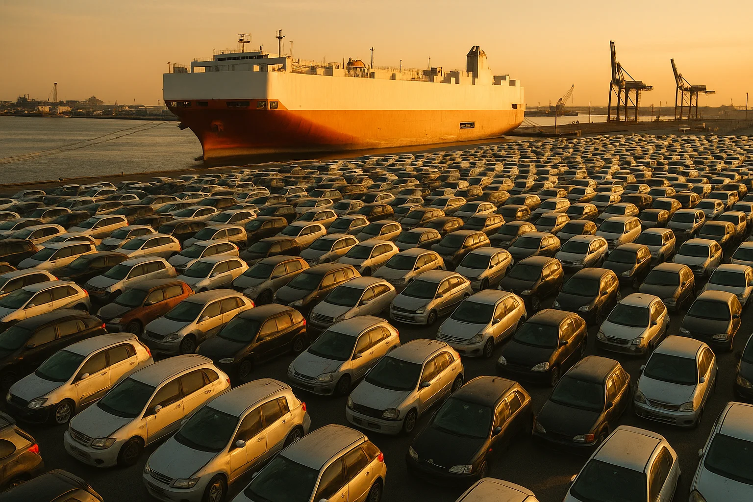 壊れた車の海外輸出